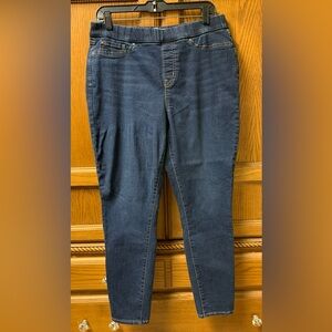 Levi Strauss Women’s Totally Shaping Pull-On Skinny Dark Blue Jeans 16M 33X30